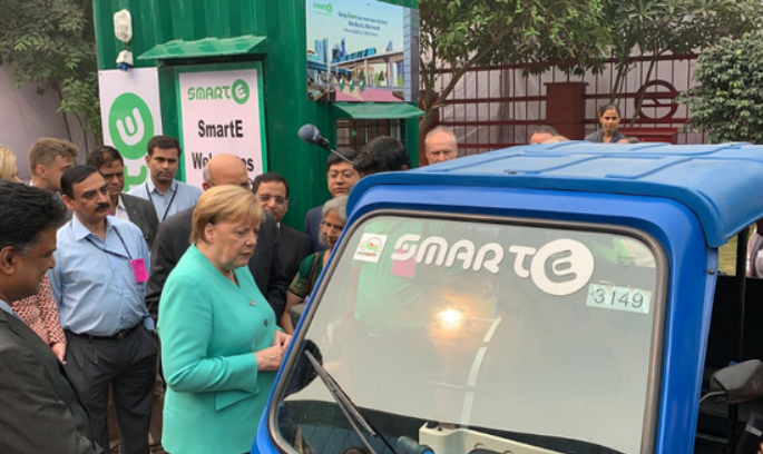 默克尔：希望德国2030年建立100万个电动汽车充电站